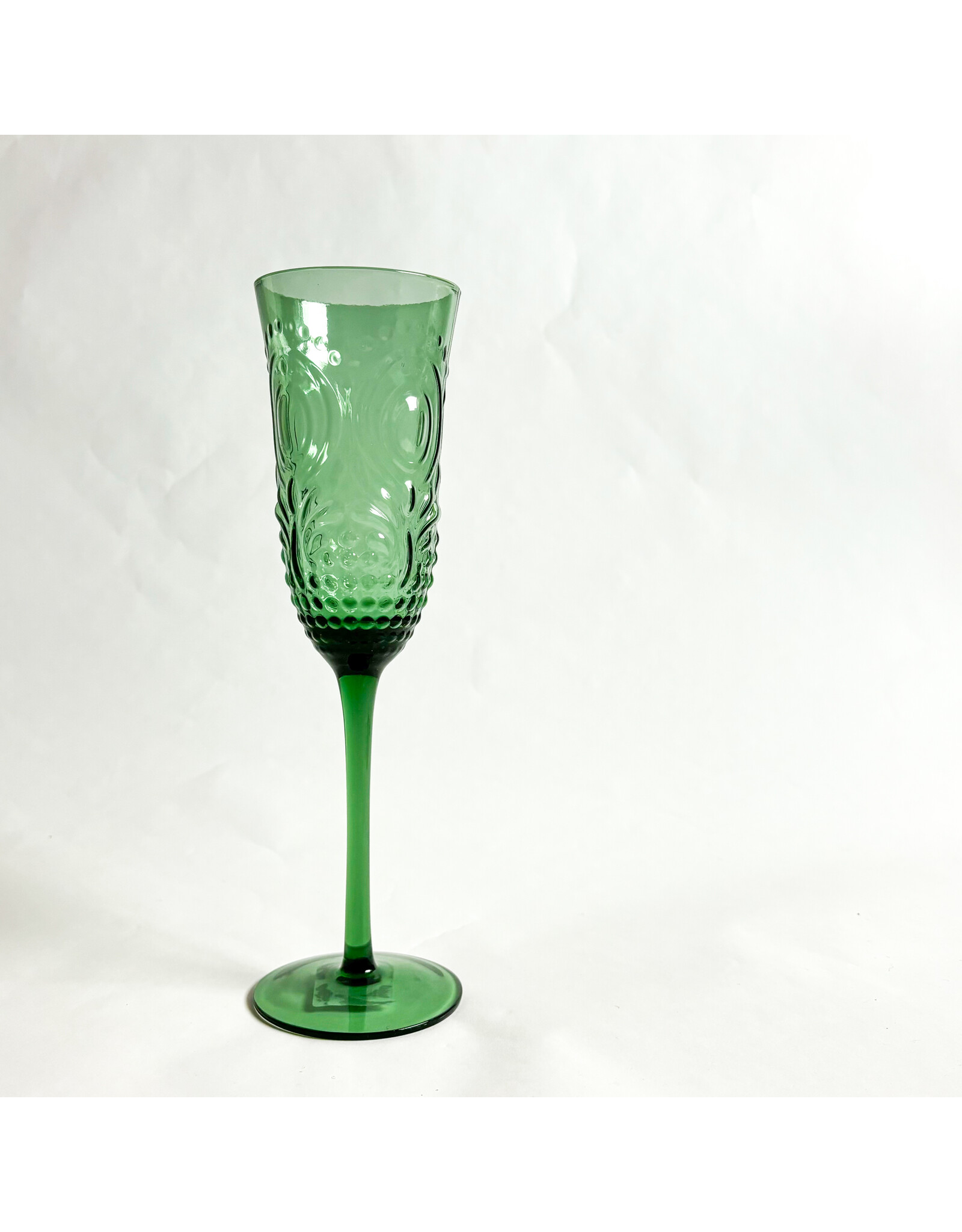 Karma Nonna Champagne Flute Emerald
