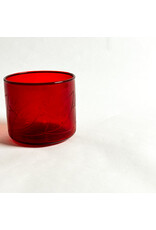 Creative Co-Op 10 oz Hand Blown Glass - Red