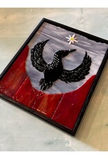 Peter Lewis-Consignment Raffle Ticket for Fused Glass REBEL LOON