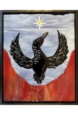 Peter Lewis-Consignment Raffle Ticket for Fused Glass REBEL LOON