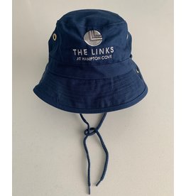 The Links drawstring bucket hat