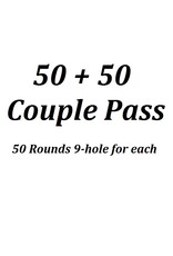 50+50 RD 9-HOLE COUPLE PASS