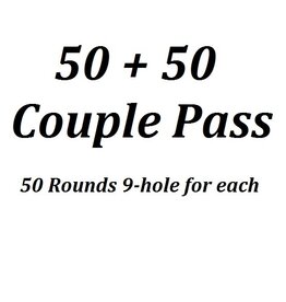 50+50 RD 9-HOLE COUPLE PASS