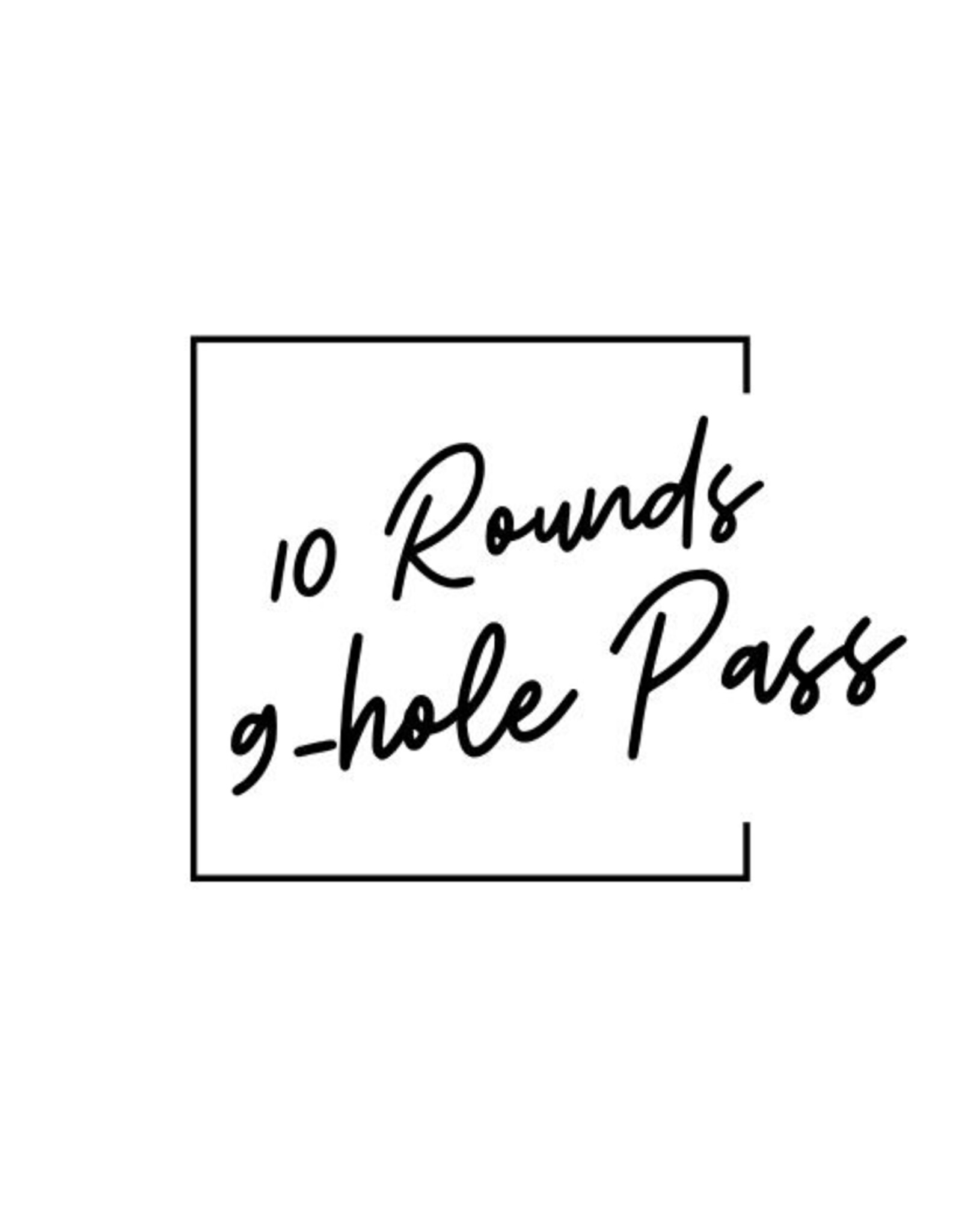 10 Round 9-hole Prepaid Pass