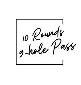 10 Rounds 9-hole Prepaid Pass