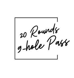 20 Rounds 9-hole Prepaid Pass