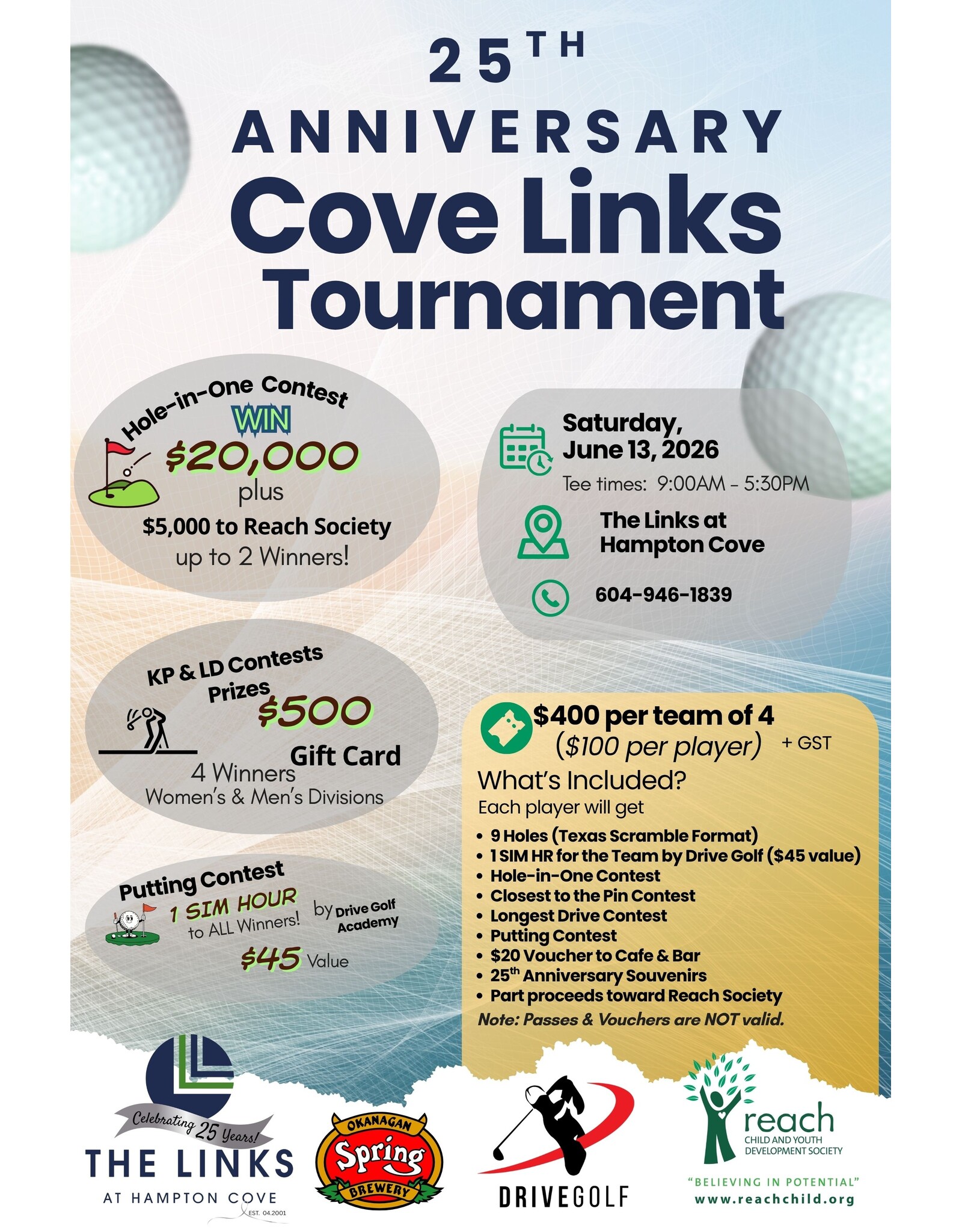 25th Anniversary Tournament (4-Some)