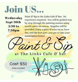 Paint  & Sip - Sep 2026