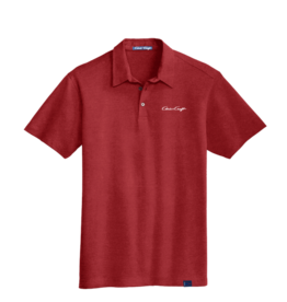SHIRT, POLO COTTON BLEND RED
