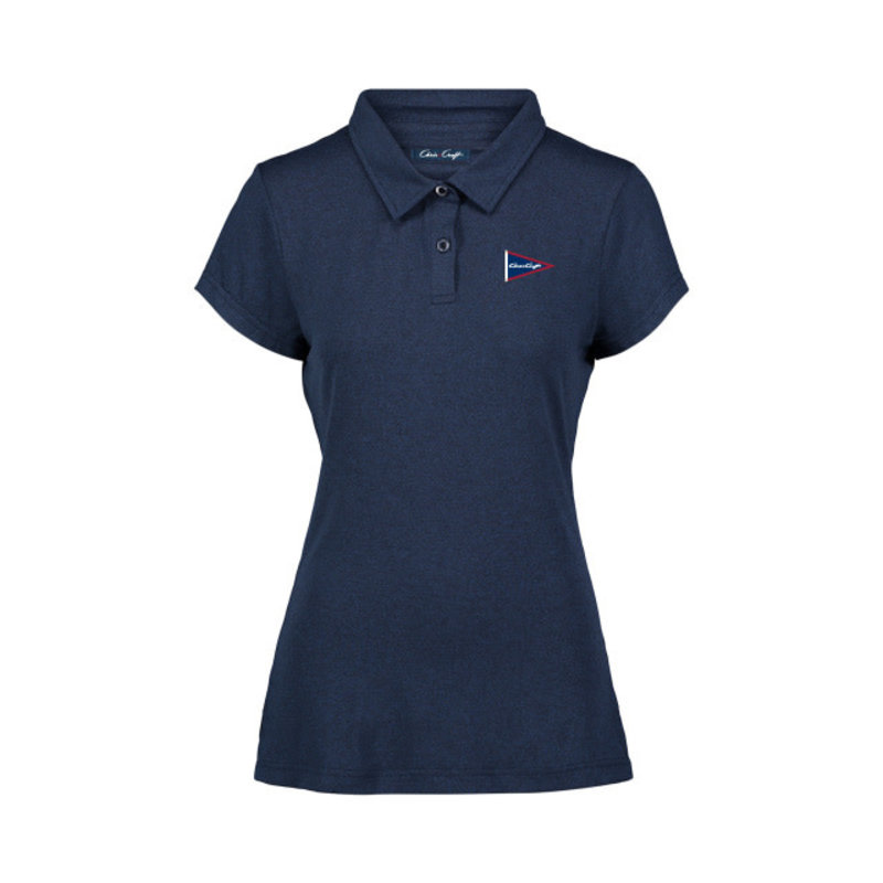Chris Craft Ladies Coollast Lux Polo Navy