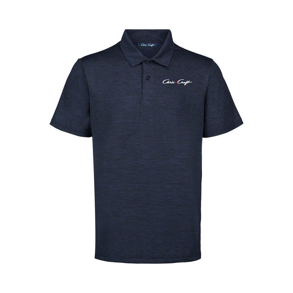 Mens Coollast 2 Tone Lux Polo Navy Mens Coollast 2 Tone Lux Polo Navy