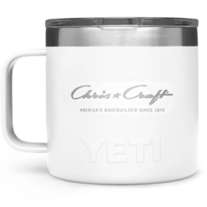 Chris Craft Yeti 14oz. MUG - White - Custom w/Chris Craft Logo