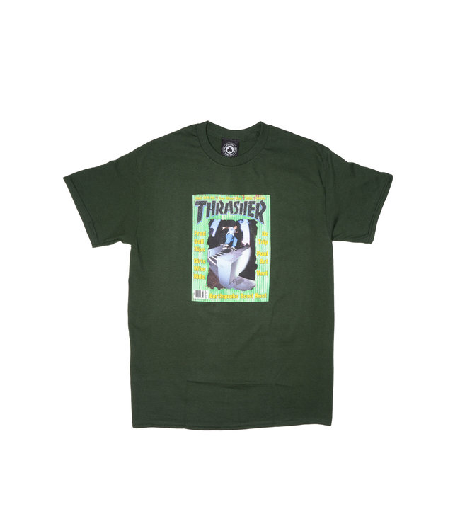 Thrasher Fred Gall '95 Cover Tee Forest Green