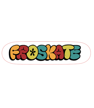 Fro Skate Froskate Deck Logo 8.0