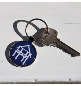 The Fairhope Store Metal Key Chain