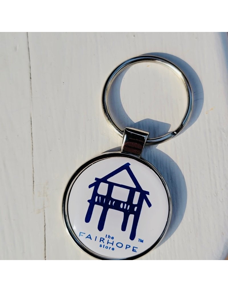 The Fairhope Store Metal Key Chain