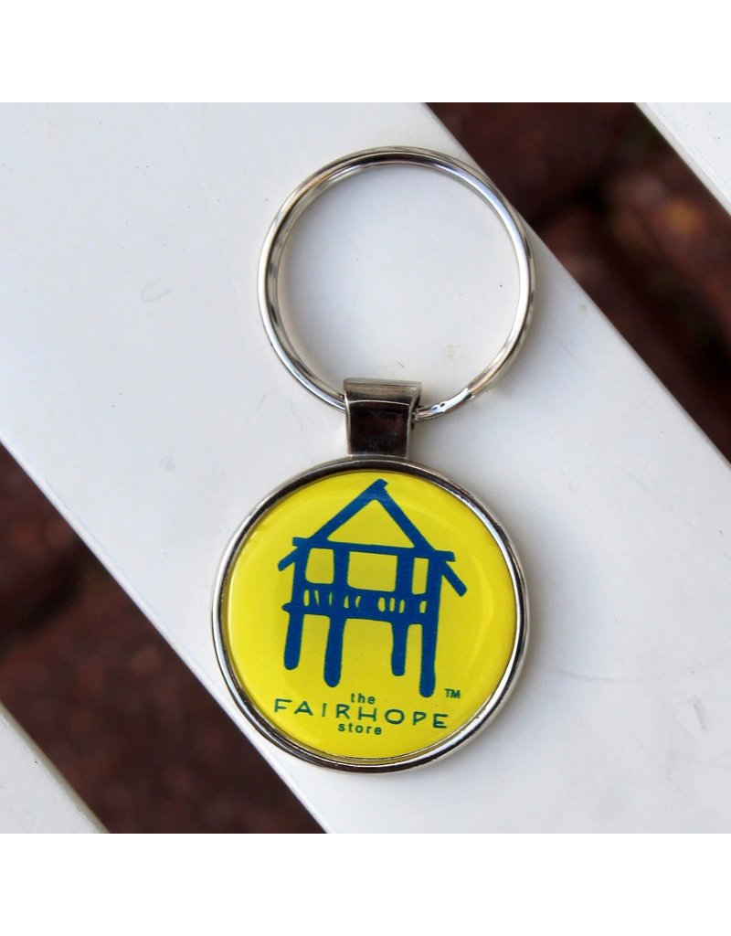 The Fairhope Store Metal Key Chain