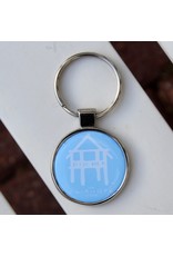 The Fairhope Store Metal Key Chain