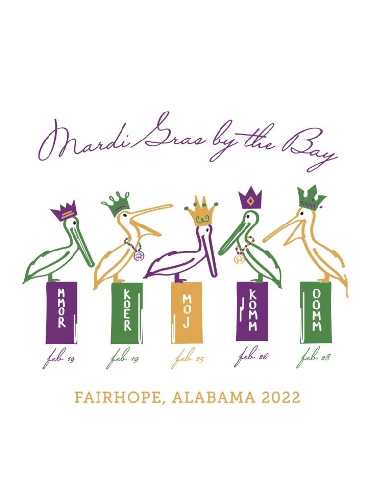 The Fairhope Store 2022 L/S Mardi Gras Tee