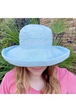 Wide Brim Hat Medium Blue