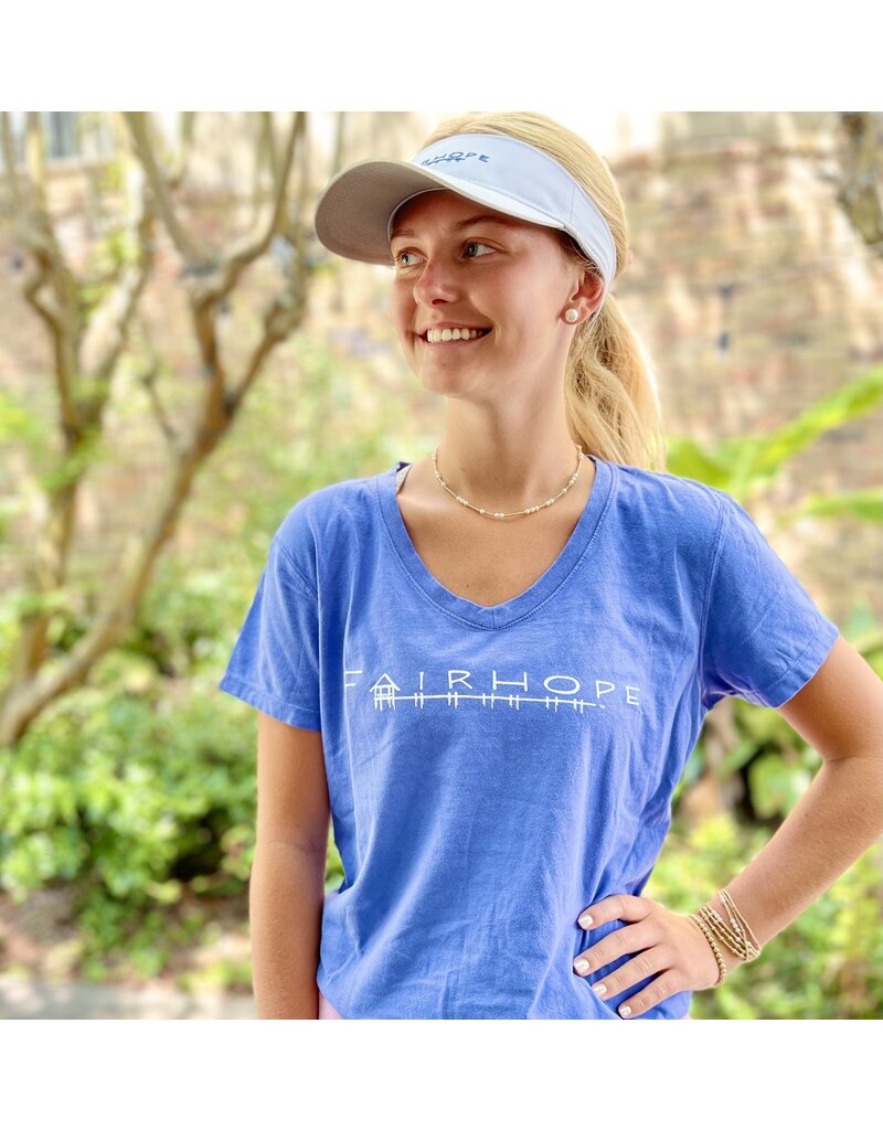 The Fairhope Store Ladies Short Sleeve V-Neck