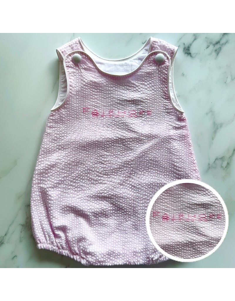 Seersucker Bubble Romper