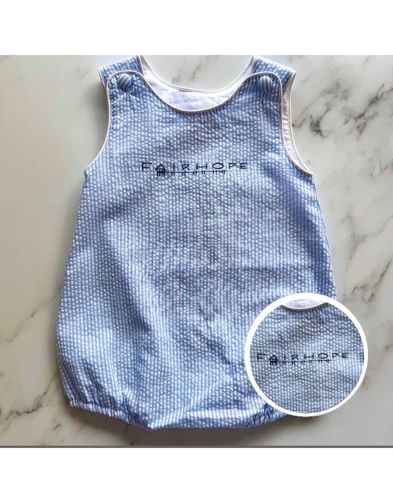 Seersucker Bubble Romper