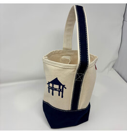 The Fairhope Store Canvas Wine Bag