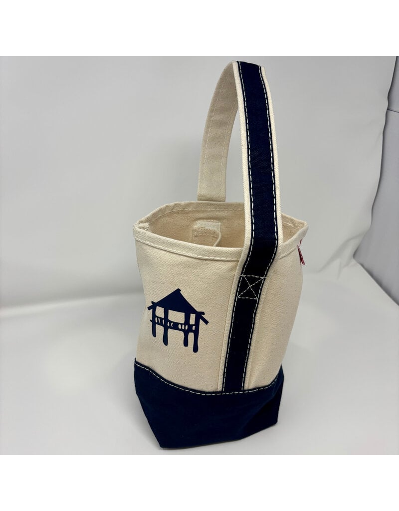 The Fairhope Store Canvas Wine Bag