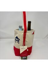 The Fairhope Store Canvas Wine Bag