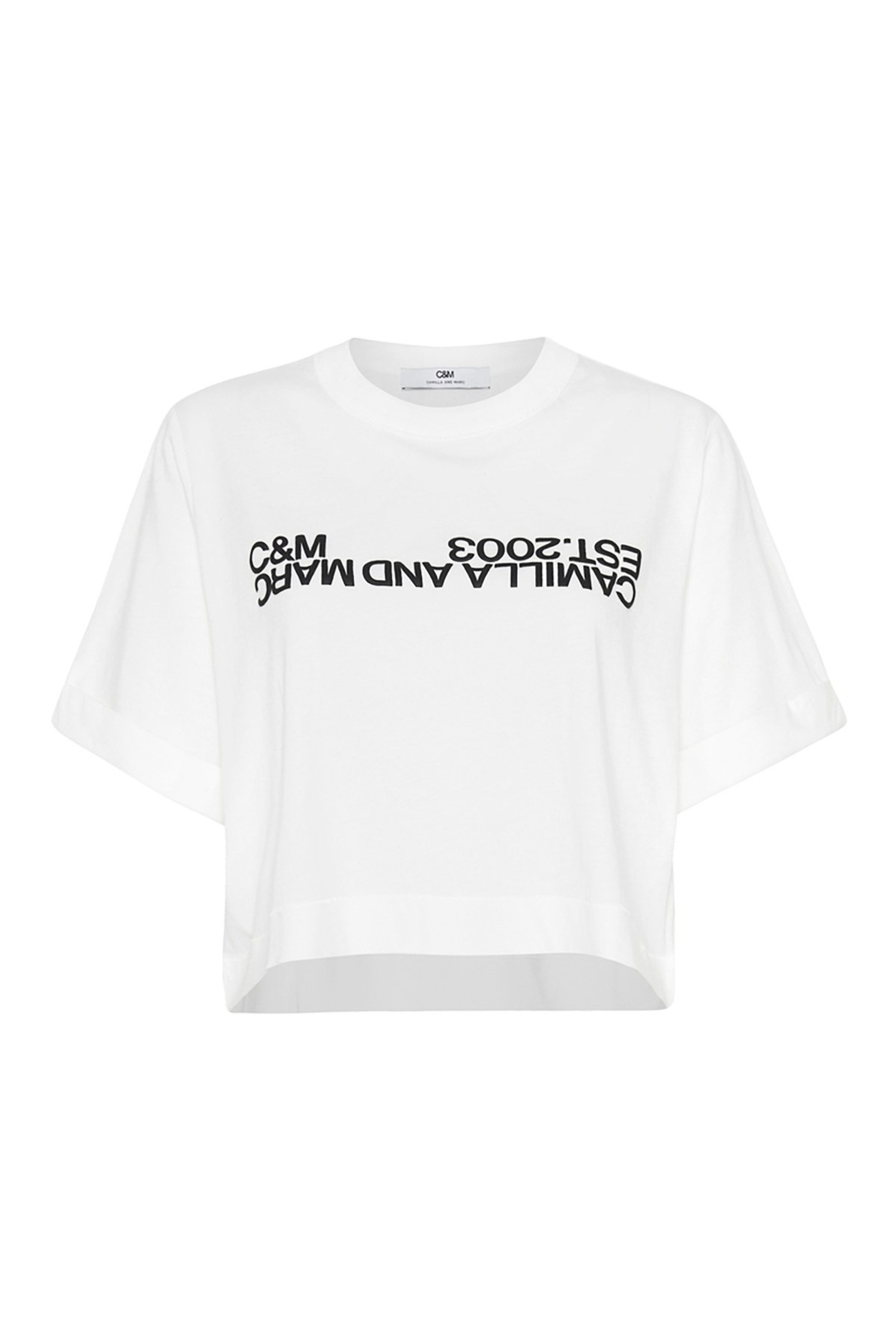 C&M AMELIA CROP LOGO TEE - Clever Ain't Wise