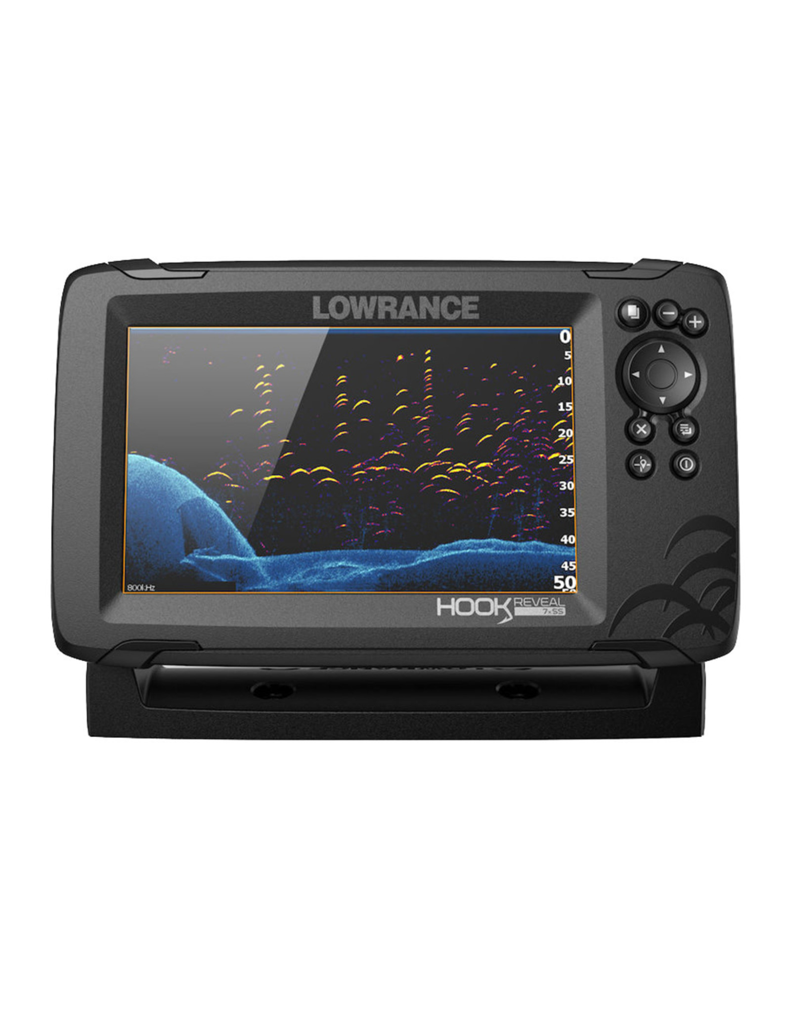 Lowrance HOOK Reveal 7x Fishfinder with SplitShot Transducer with Built-In GPS Trackplotter
