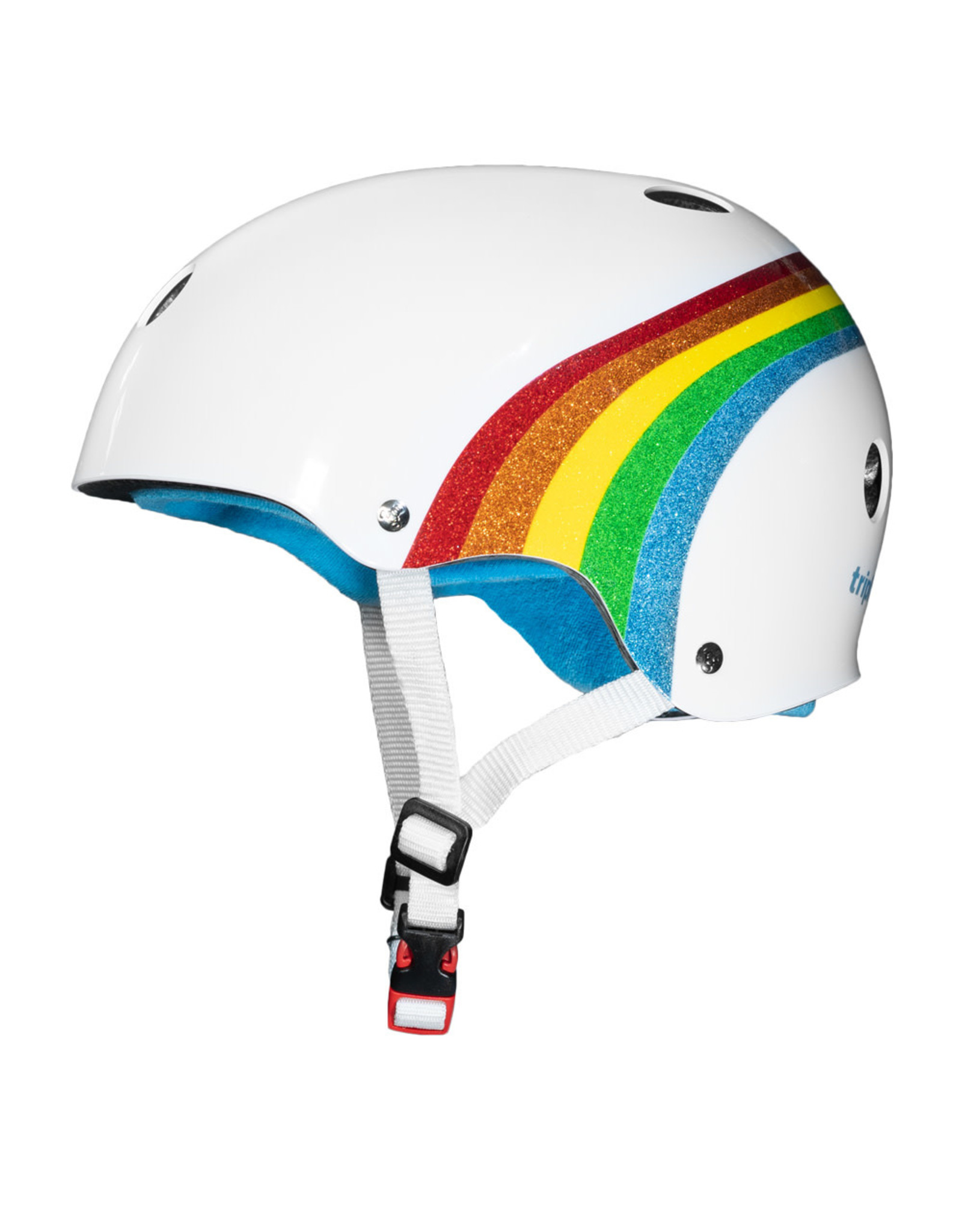 Triple 8 T8 Rainbow Glitter helmet