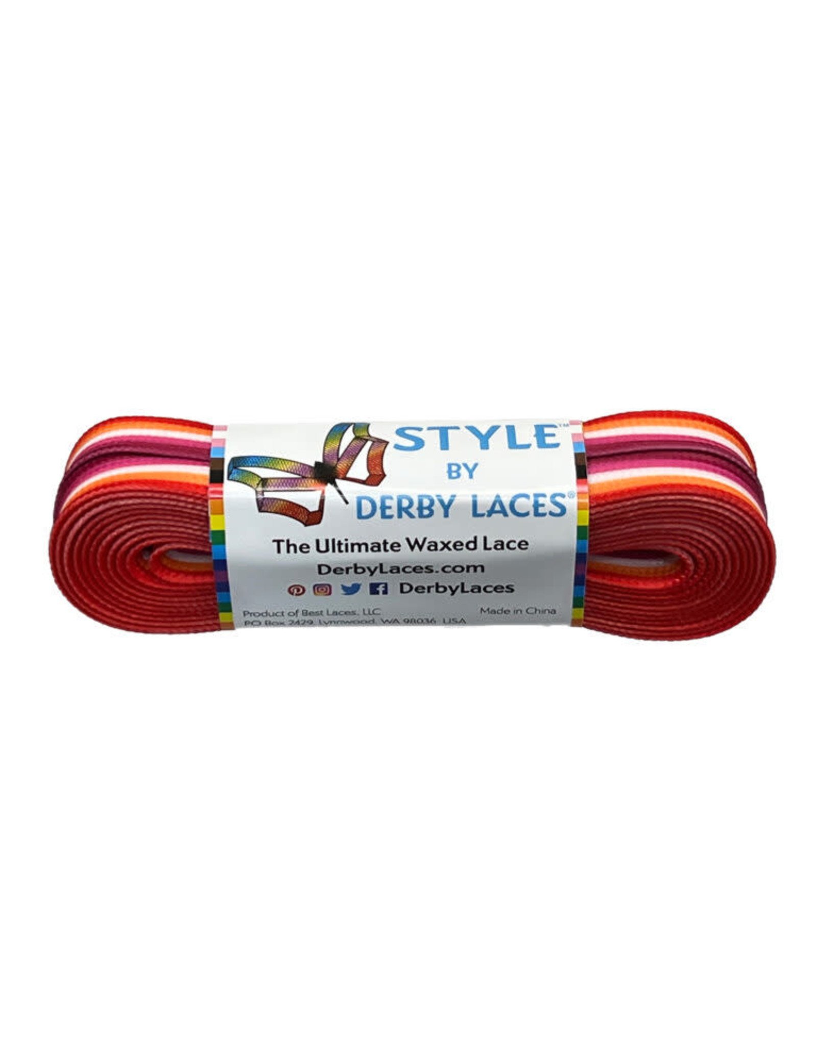 Derby Laces Style Laces 10mm Pride