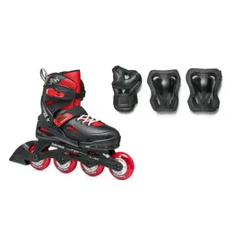Rollerblade Fury Combo skates and pads