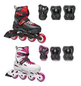 Rollerblade Fury Combo skates and pads