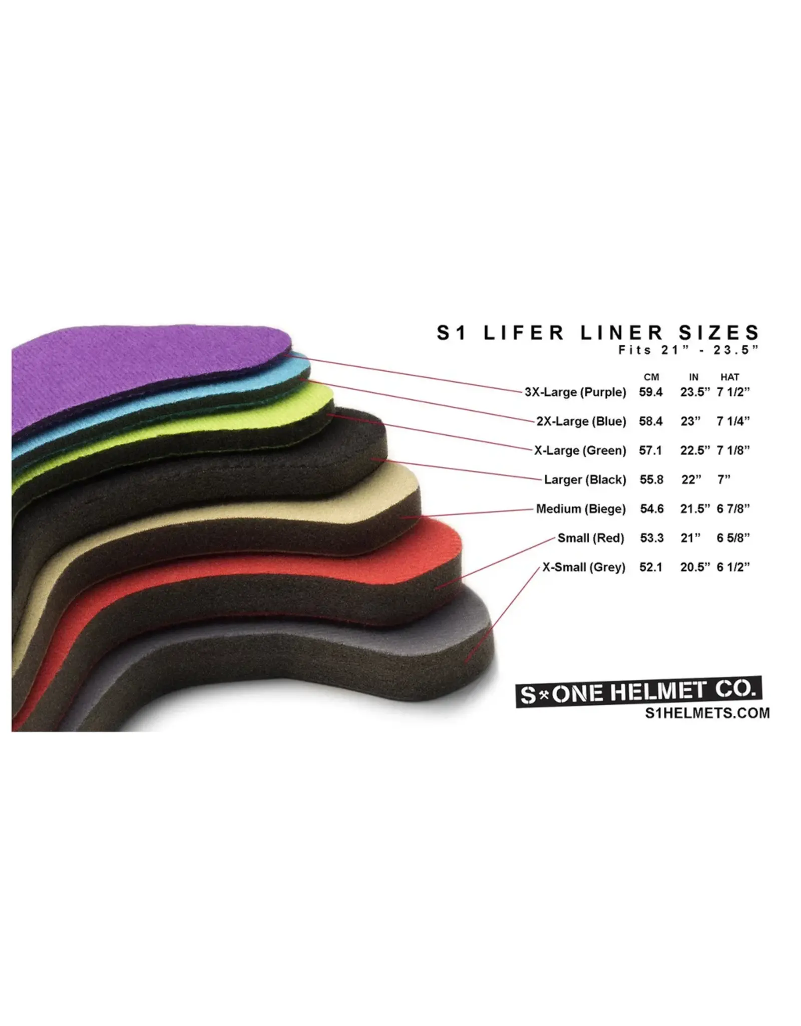 S-One S1 Helmet foam liner