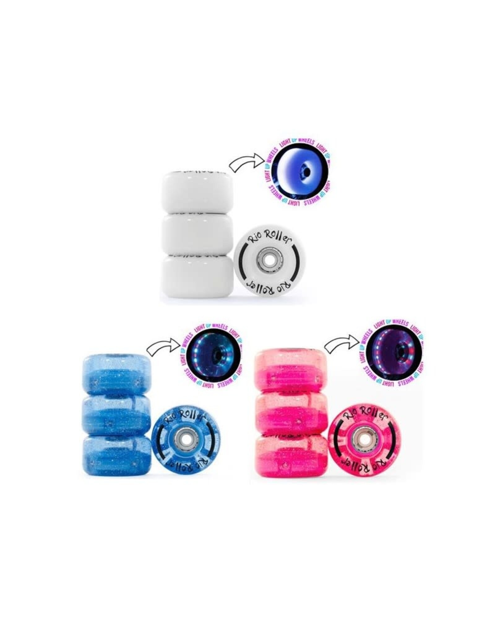 Rio Roller Rio Light Up Wheels (4pk)