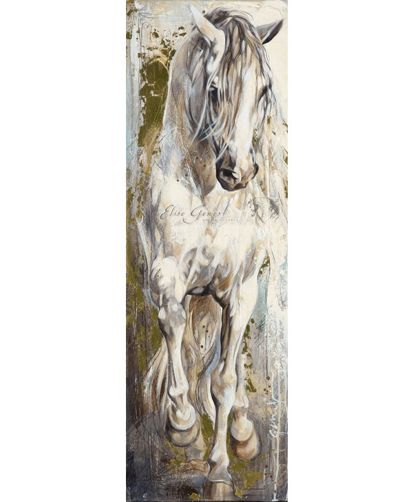 Cheval De Mer |15x45''| Giclé sur toile par Élise Genest
