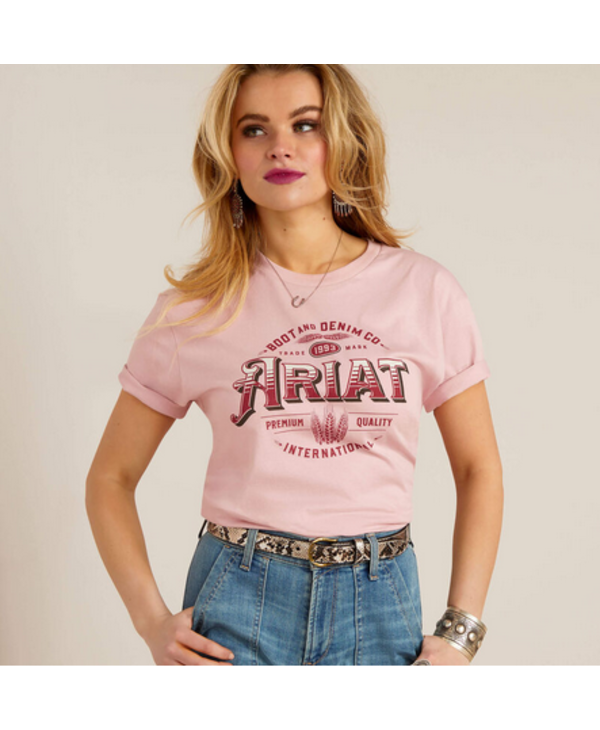 Ariat Western Wheat T-Shirt rose