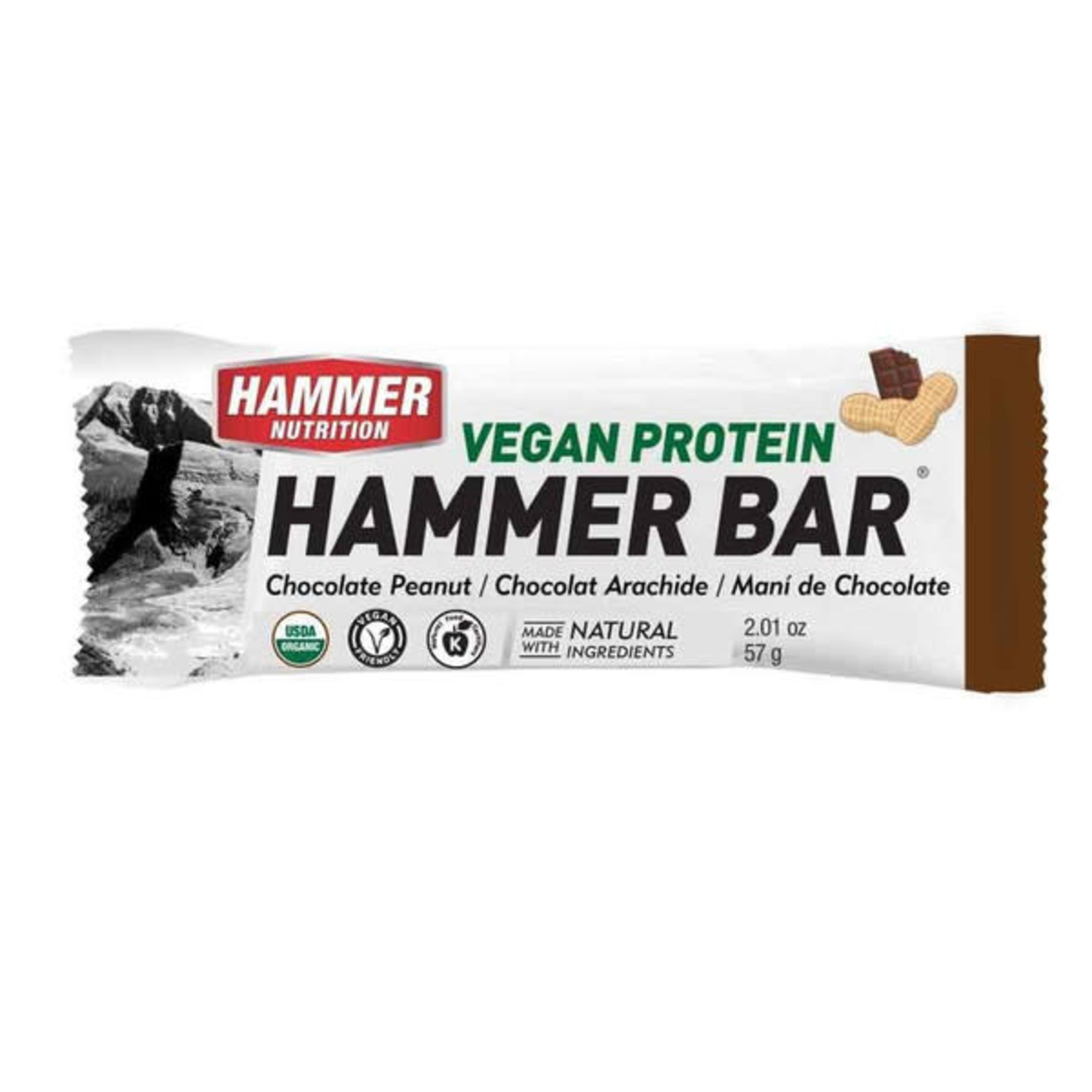 Hammer Nutrition Hammer Bar Vegan Protein Chocolate Peanut
