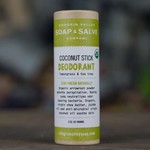 Chagrin Valley Soap and Salve Lemon Grass & Tea Tree Scent 1.5oz Coconut Stick Deodorant