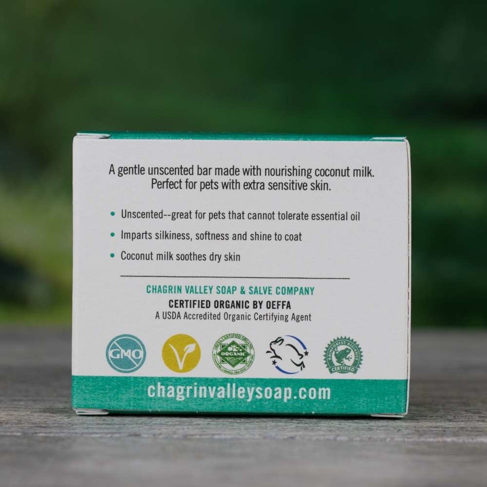 Chagrin Valley Soap and Salve Creamy Coconut Milk Dog/Pet Shampoo Bar