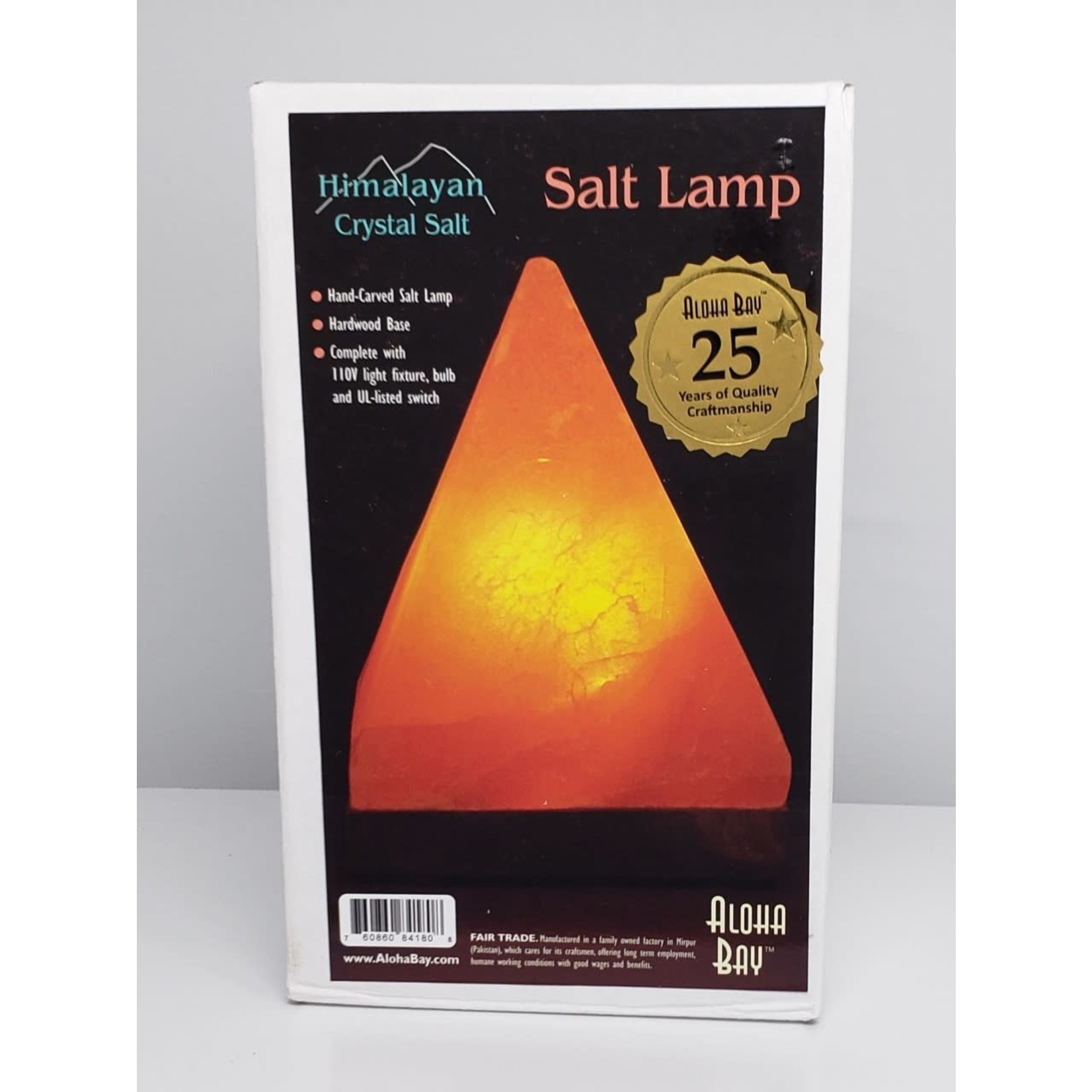 Aloha Bay Himalayan Crystal Salt Lamp Pyramid