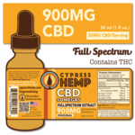 Cypress Hemp CBD + Omegas Full Spectrum 900mg