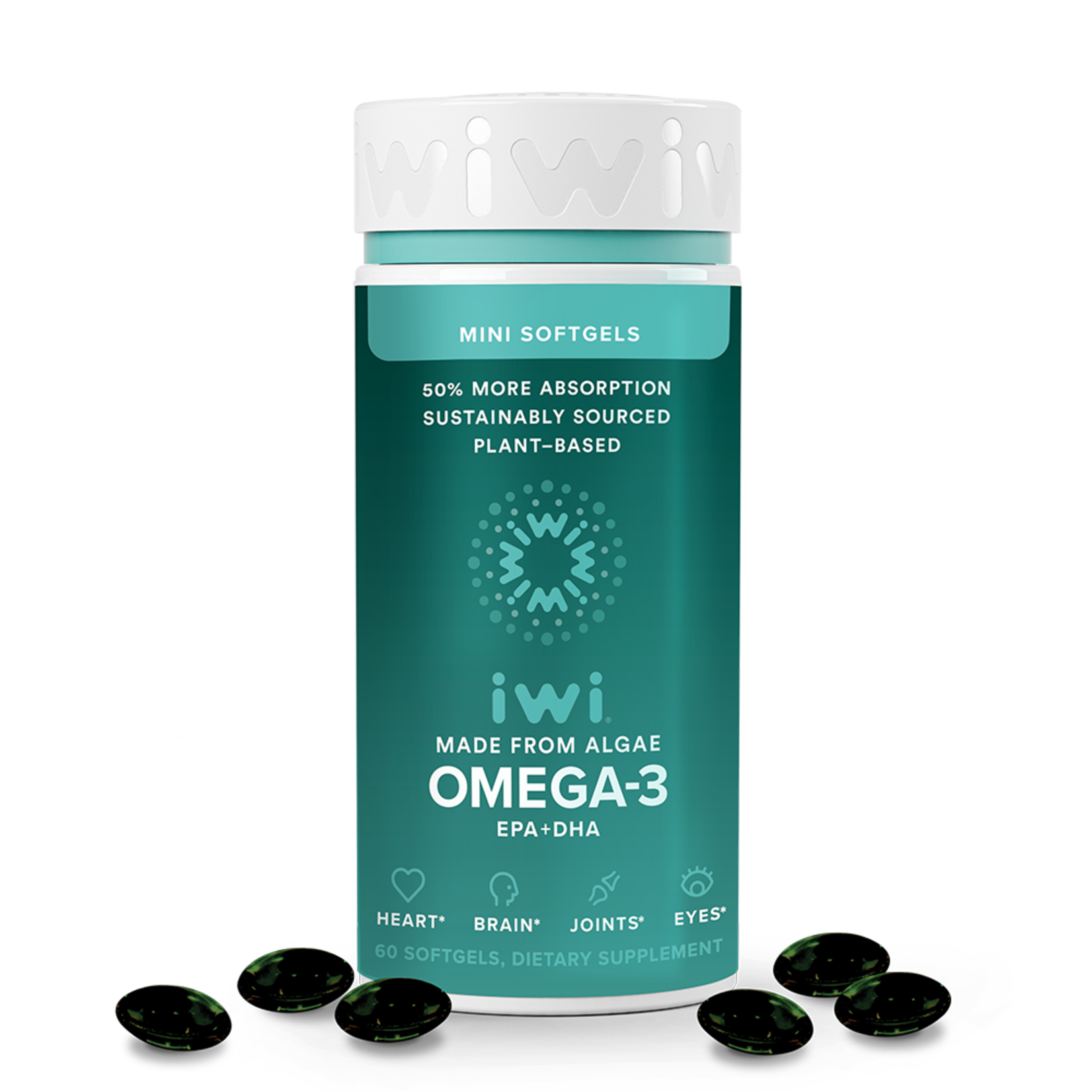 IWI Life IWI Omega 3 Algae EPA + DHA Mini Softgels 30ct