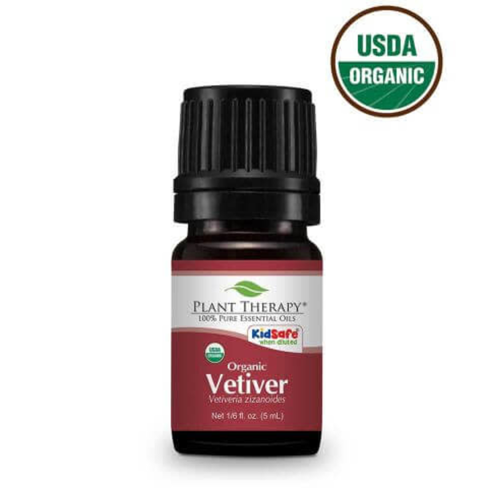 Plant Therapy PT Organic Vetiver Essential Oil 5ml