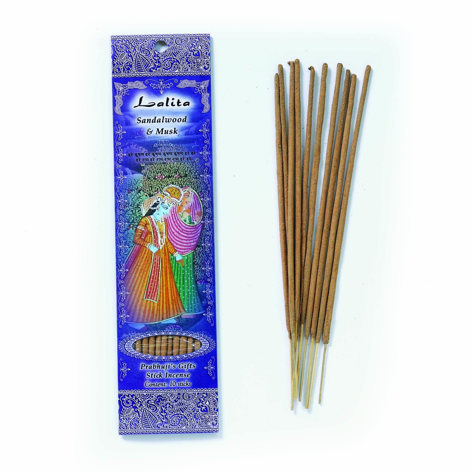 Prabhujis Gifts Lalita - Sandalwood and Musk Incense Sticks