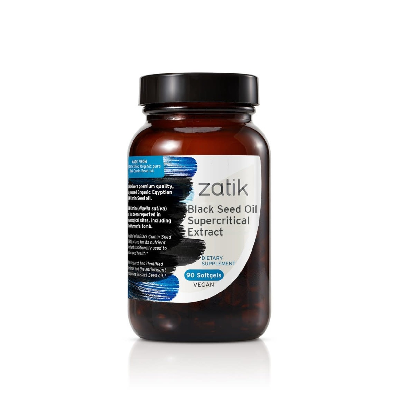 Zatik Inc. Zatik Black Seed Oil + Supercritical Extract 90 soft gels