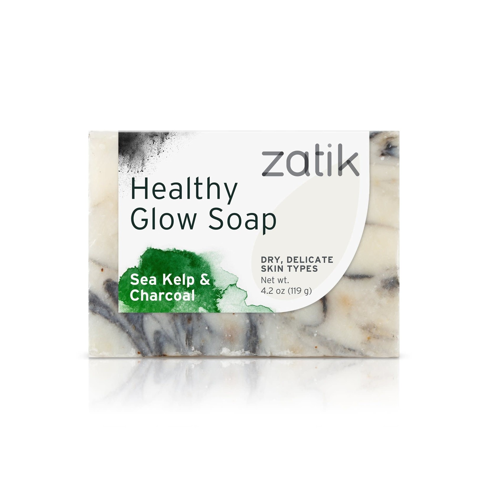 Zatik Inc. Zatik Healthy Glow Soap Sea Kelp & Charcoal